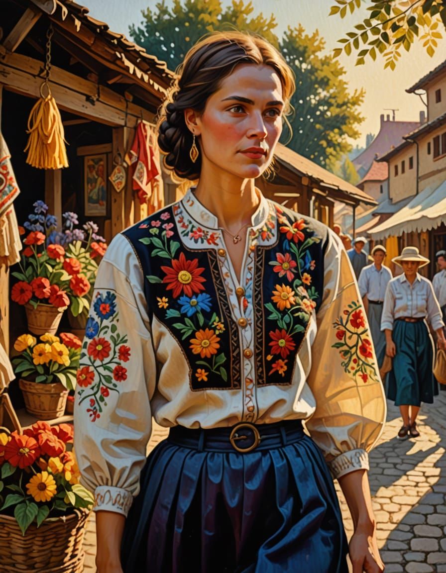 Folk Art Beauty in a Vibrant Village