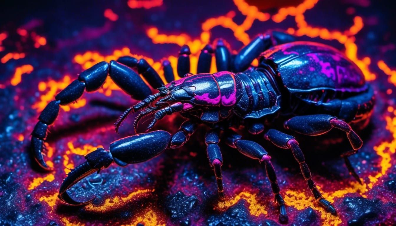 Marbled Scorpion (Lychas marmoreus)