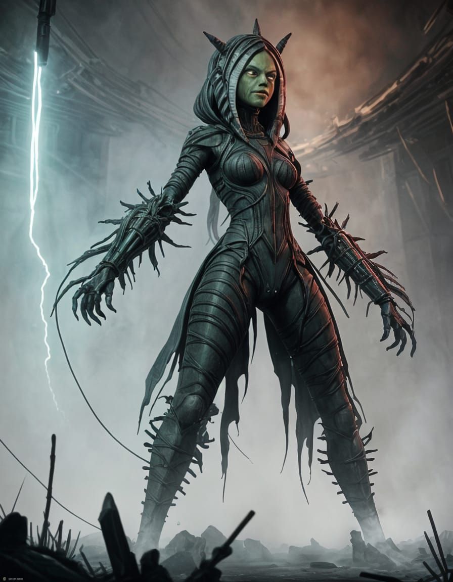 Ahsoka Tano as Frankenstein's Monster