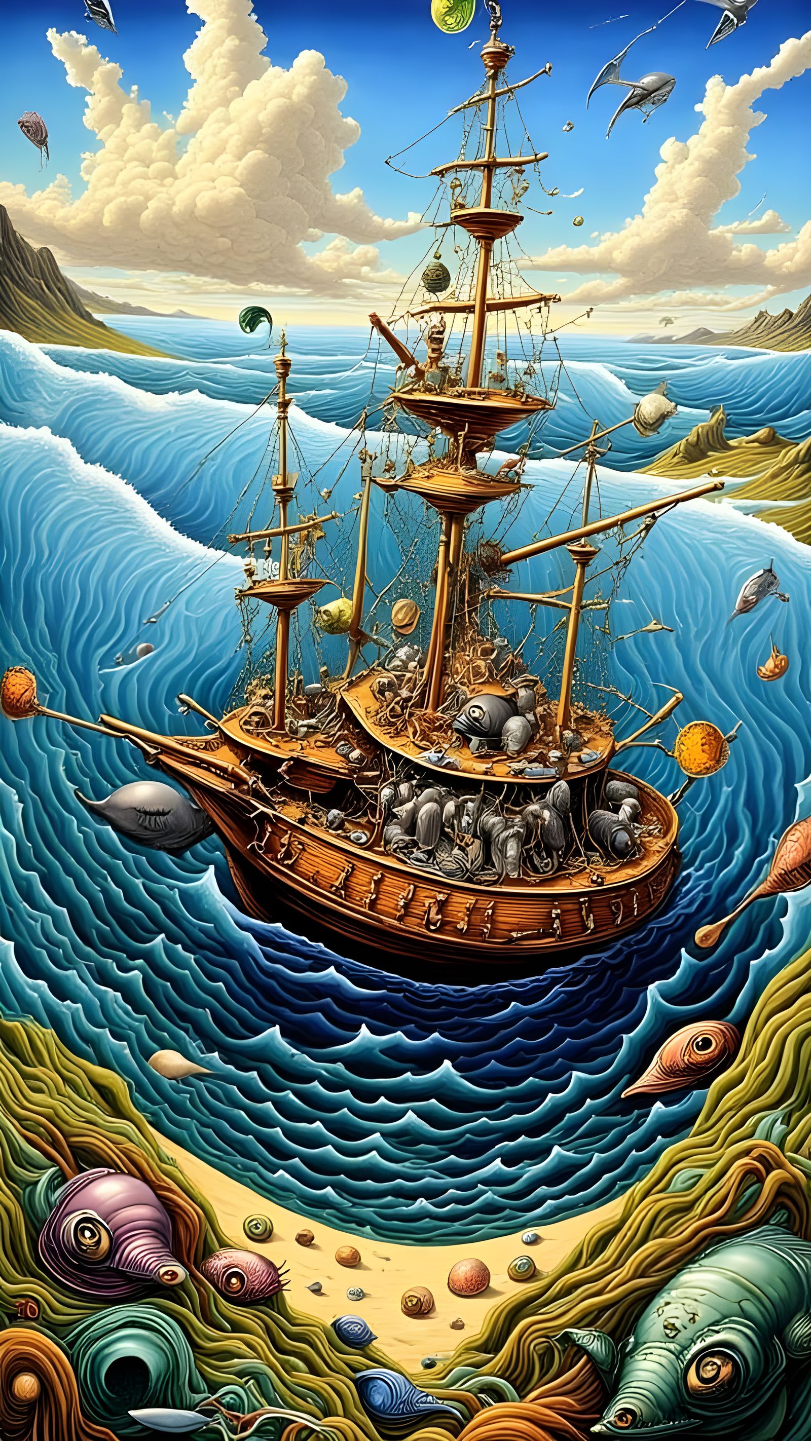 Jean Tinguely's Vortex Boat