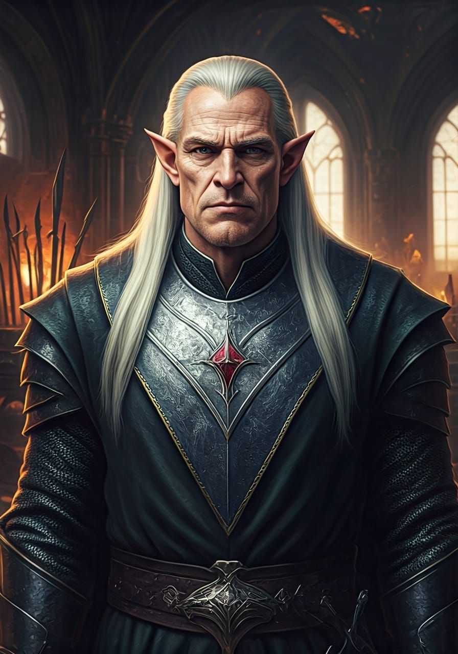 Retired Elven Warrior turned Senator