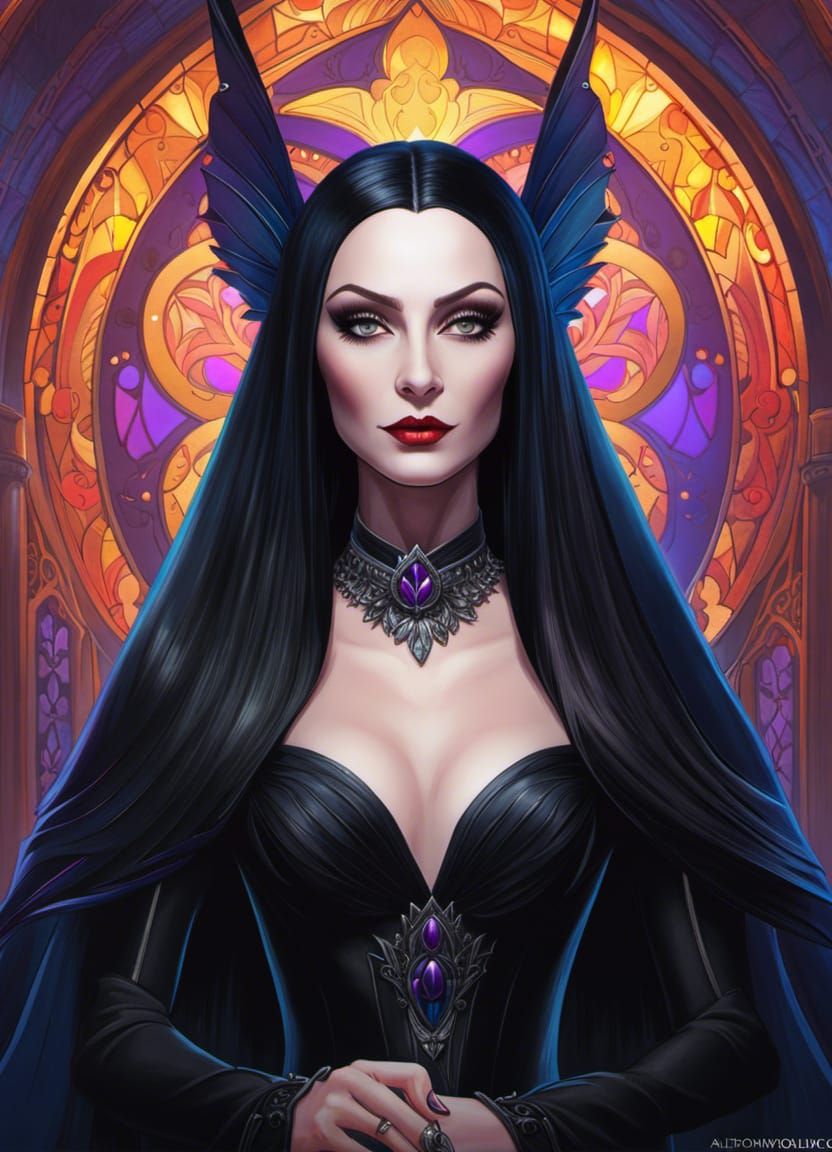 Morticia Addams - Gothic Fairy Queen