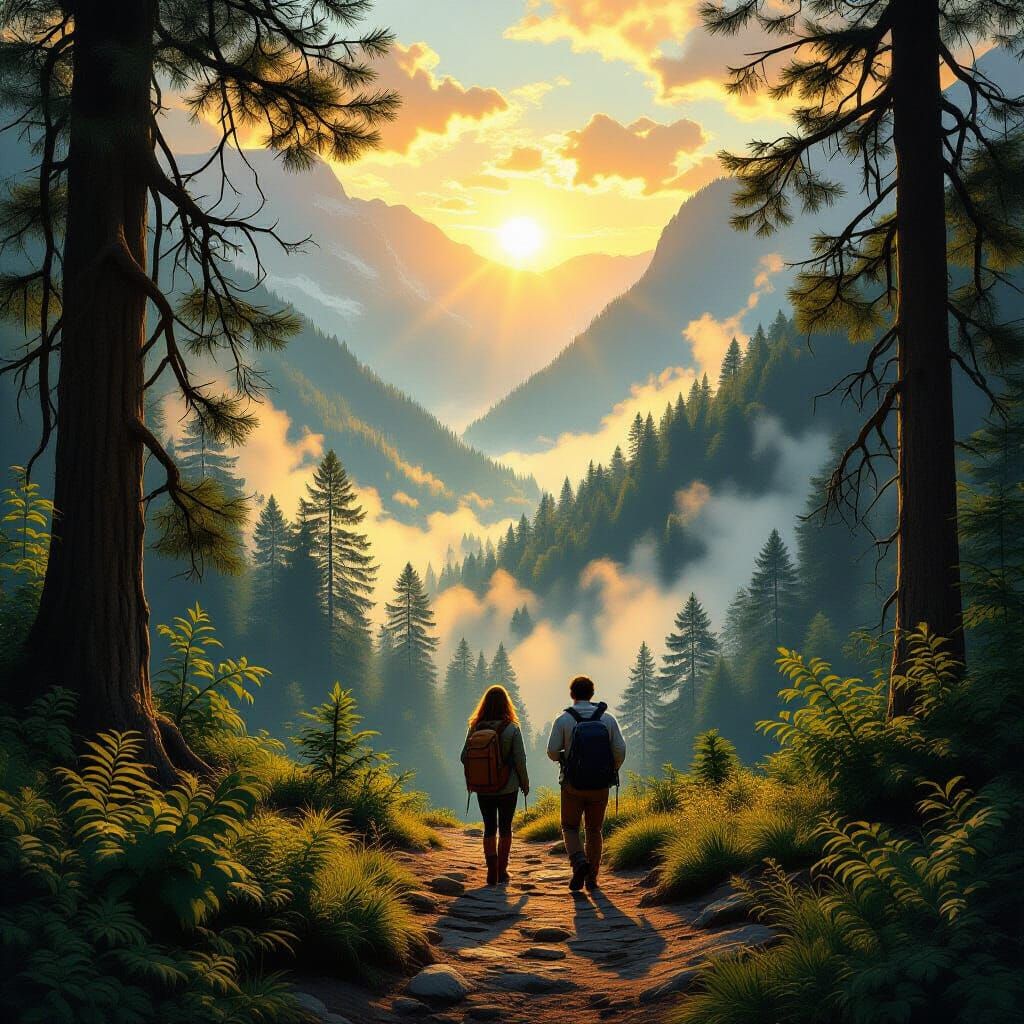 Golden Hour Hike in Sutjeska National Park's Ancient Forest