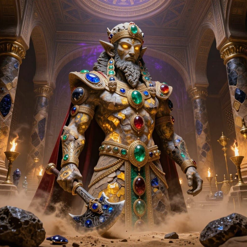 Majestic Dao Earth Jinni of Zakhara in Subterranean Palace