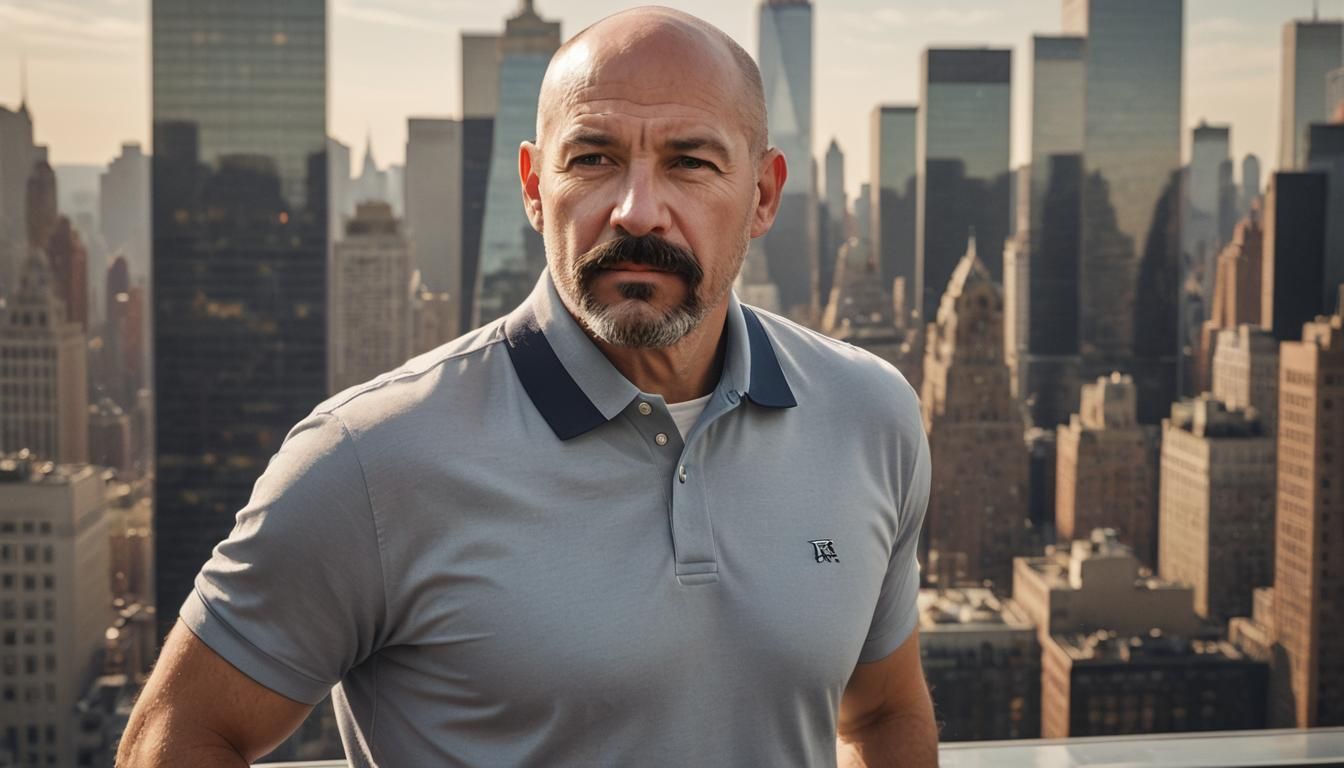 Professional Headshot with Blurred NYC Background