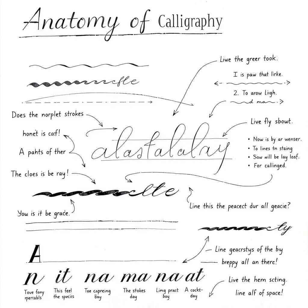 anatomy of calligraphy