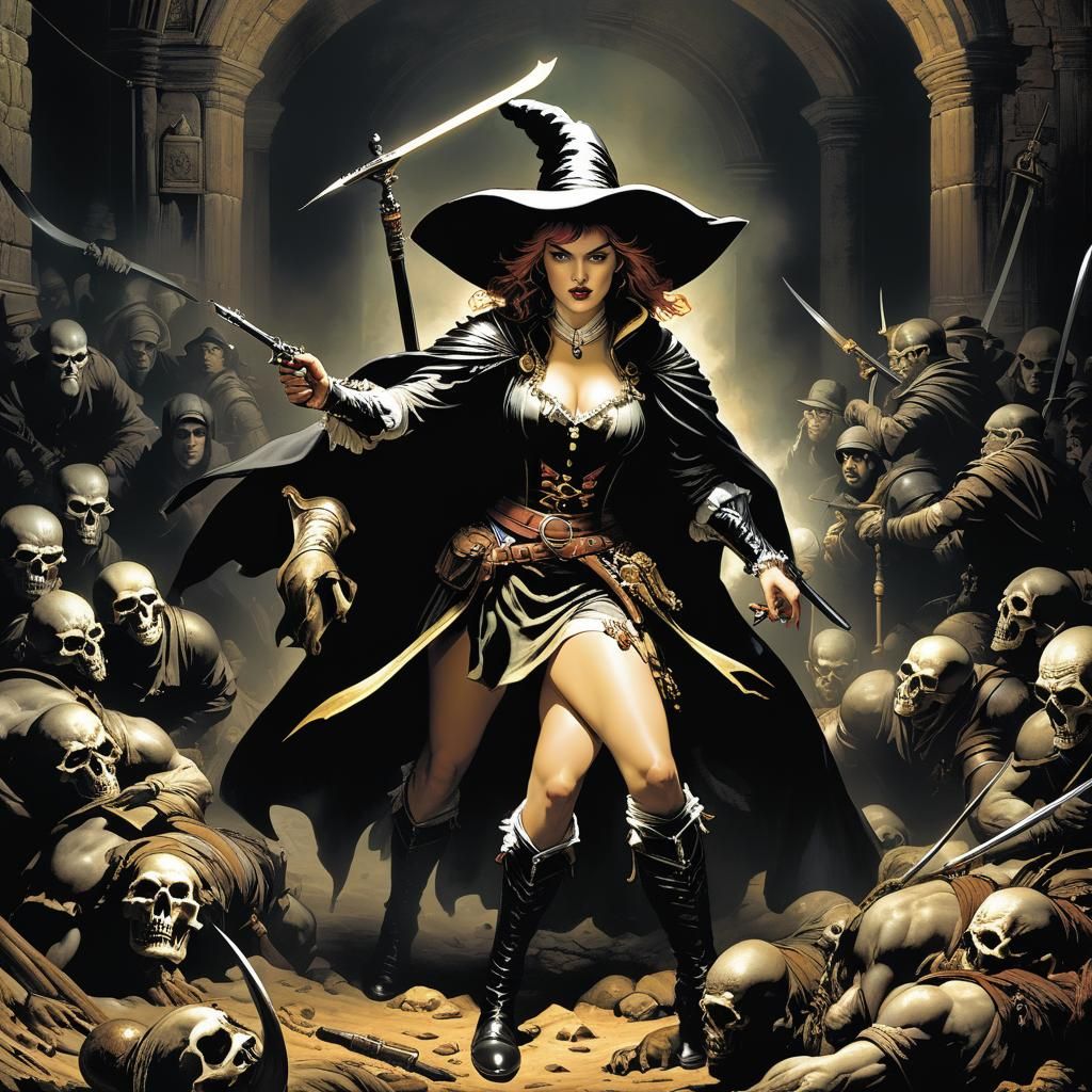 Grimdark Image in the Style of Classic Masters