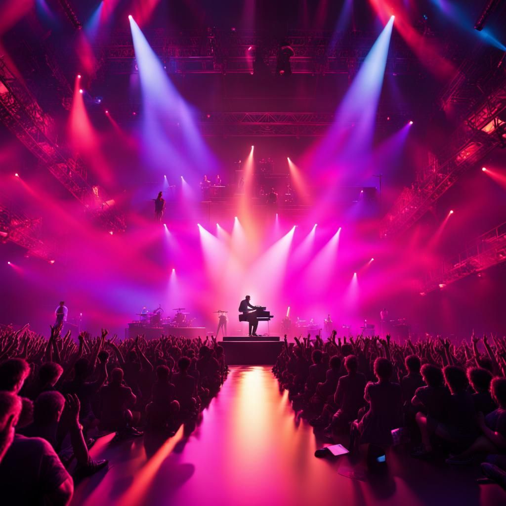 Incredible Concert with Stunning Ray Traced Lighting