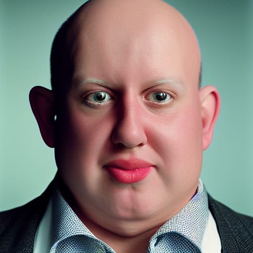 Dr. Robotnik Portrait in Professional Photography Style