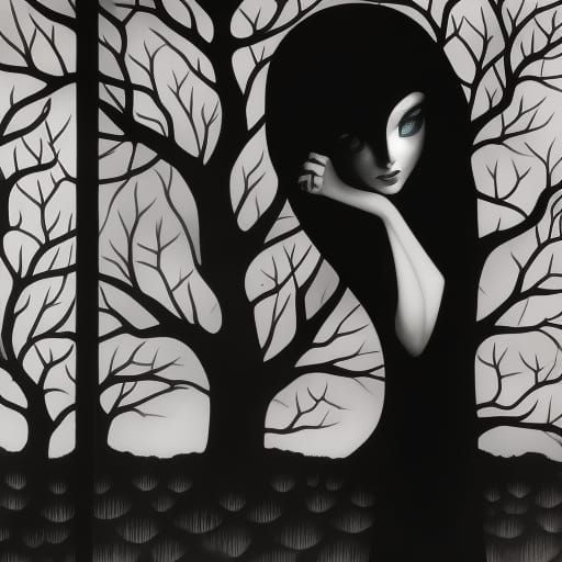 Provocative Loss in Mixed Media with Wet Brush