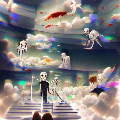Ethereal Depiction of the Afterlife