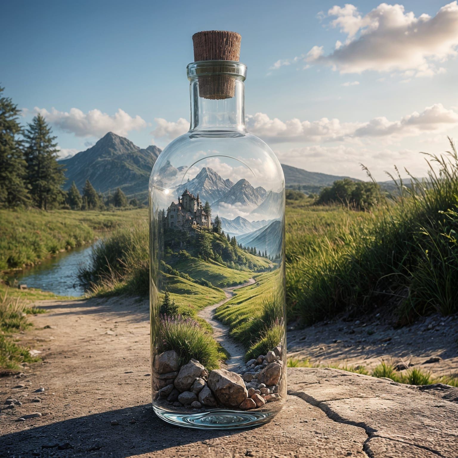 Mystical Bottle Reveals Hidden World