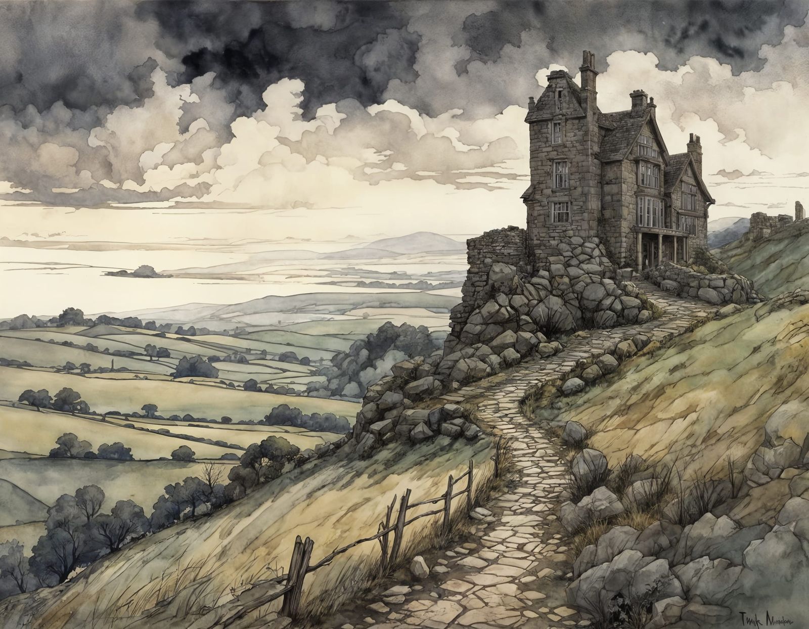 Whispers of a Forgotten Manor on Yorkshire Moors