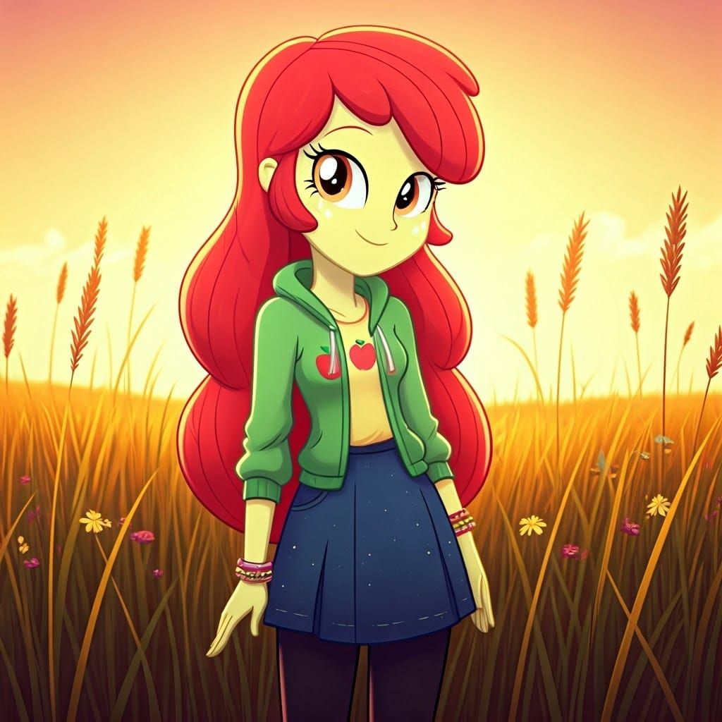 Adult Applebloom in Sun-Drenched Field