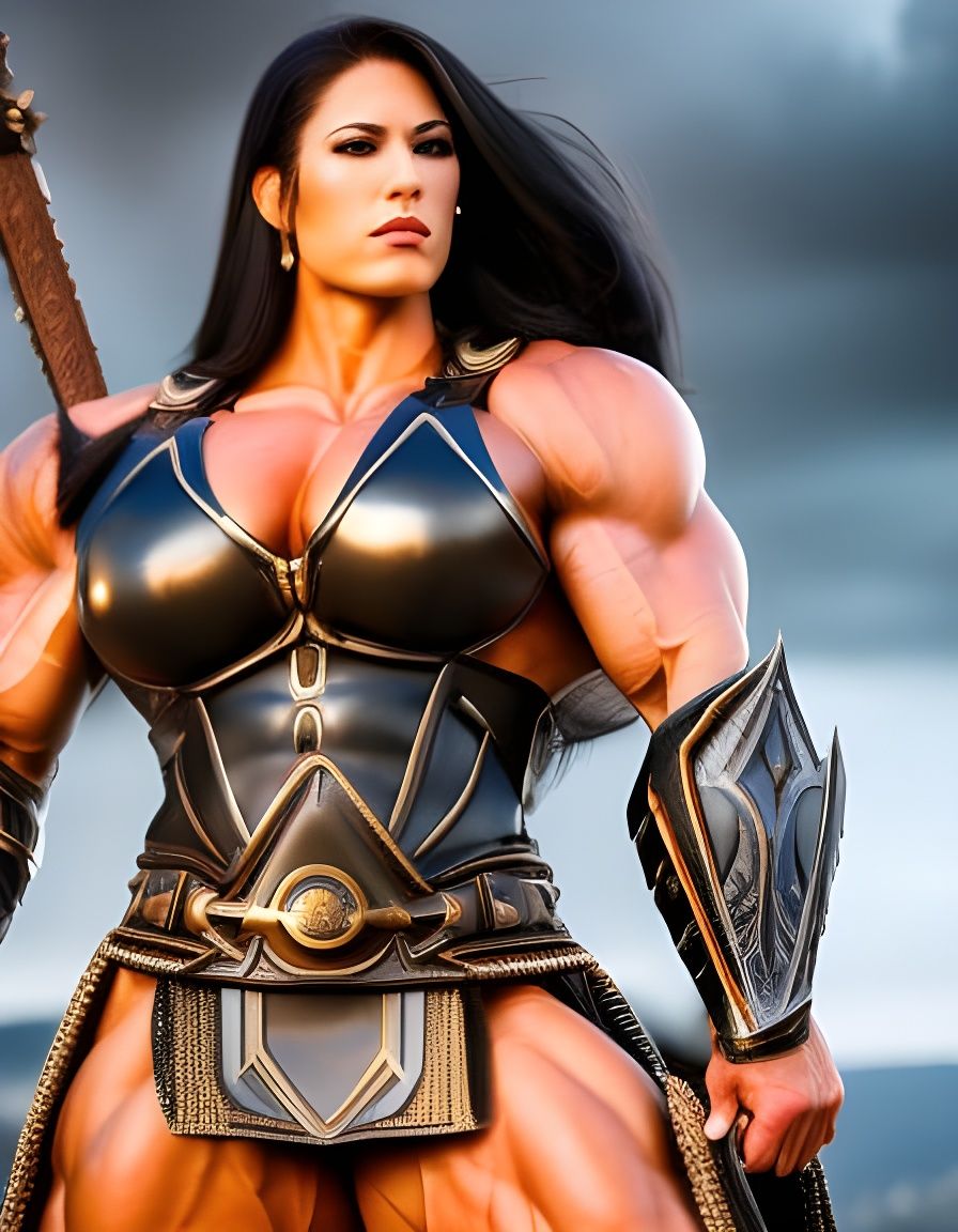 Asgardian Warrior Woman with Battle Axe