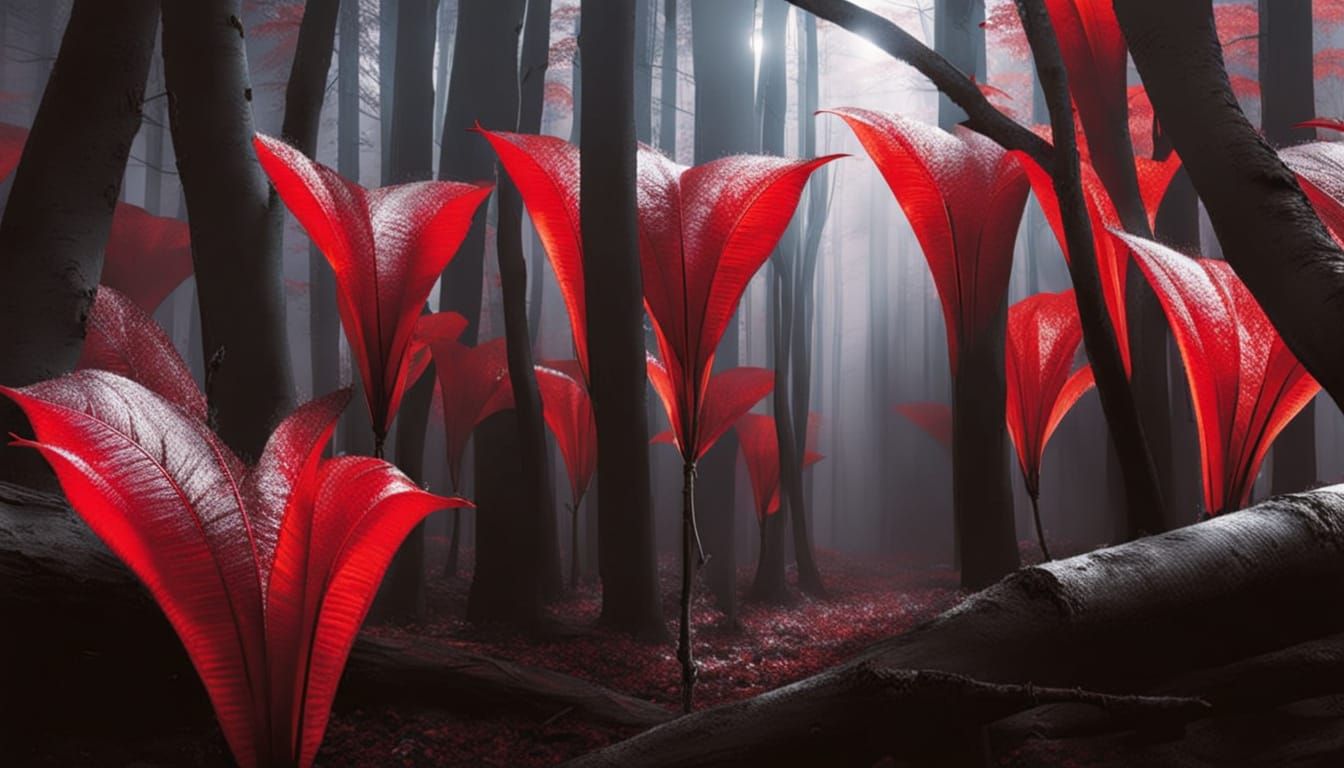 Fierce Predator Emerges From Dark Ancient Forest