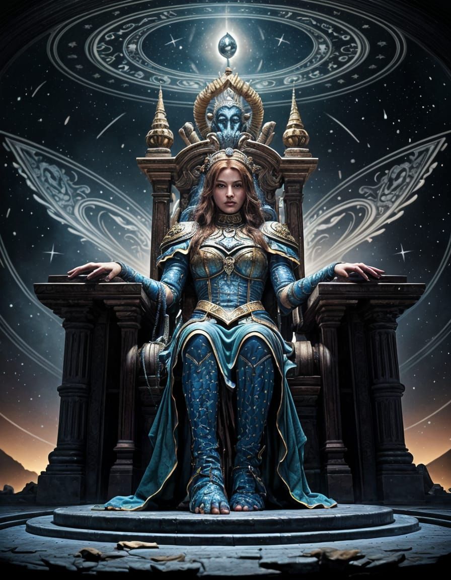 Mysterious Abstract AI Art Creation