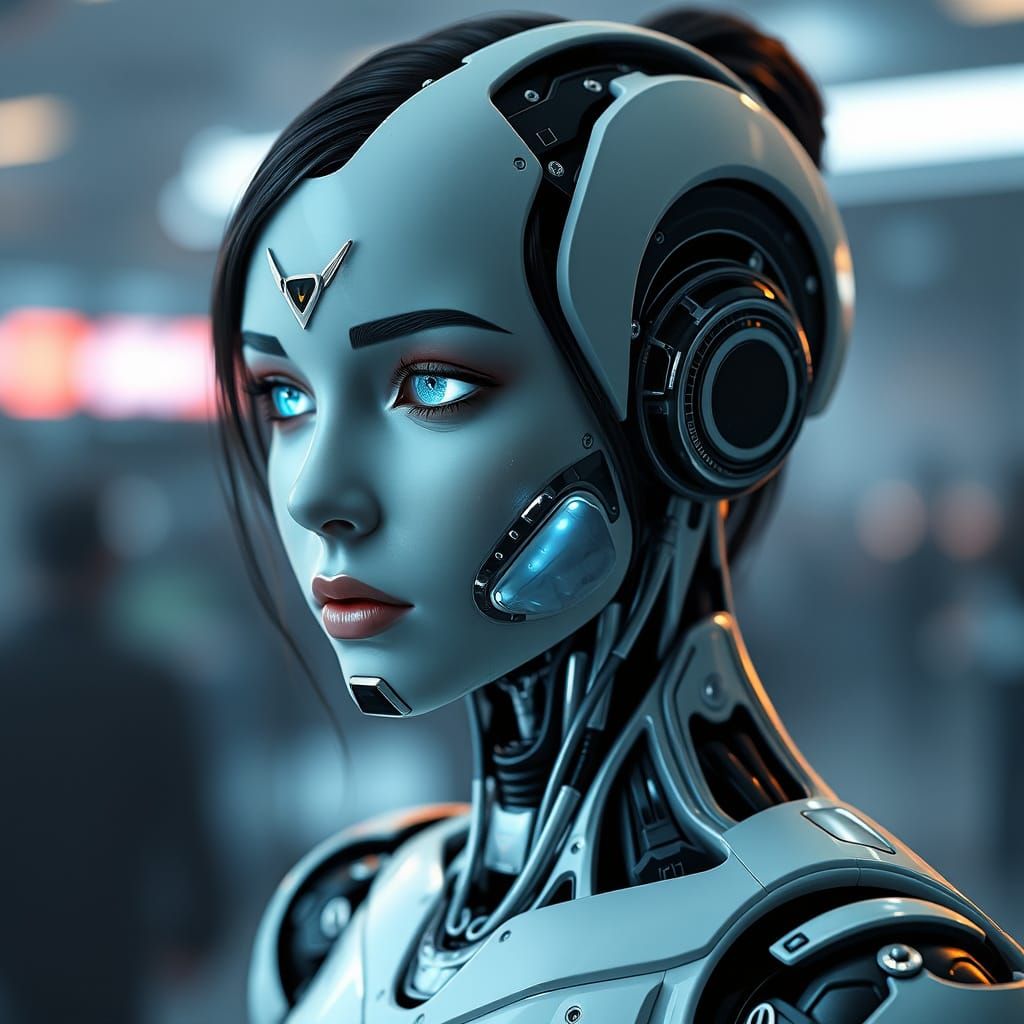 AI Robot Aria Questions Existence in Futuristic World