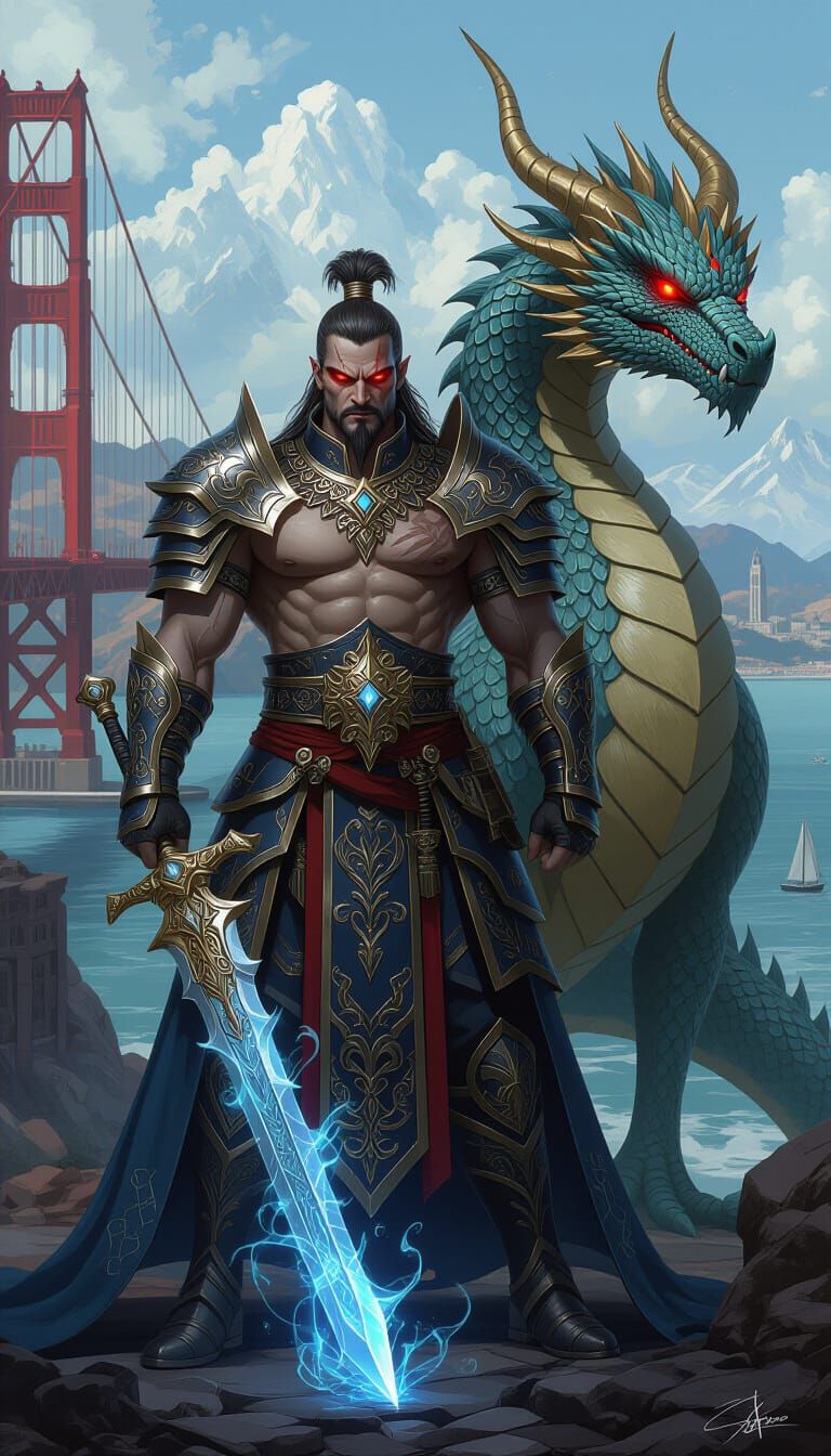 Underworld Demon King and Dragon in San Francisco