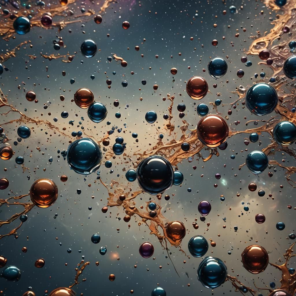 Water Droplets Floating on the Edge of the Universe