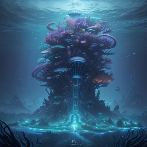 Bioluminescent Carnival of Abyssal Wonders