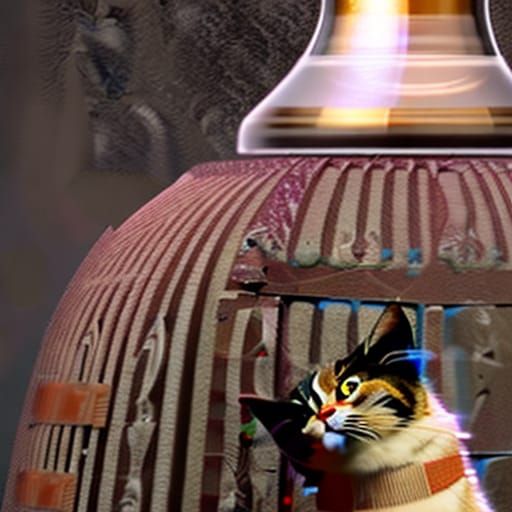 Depressed Cat Enjoys Wine: A Moment of Ennui