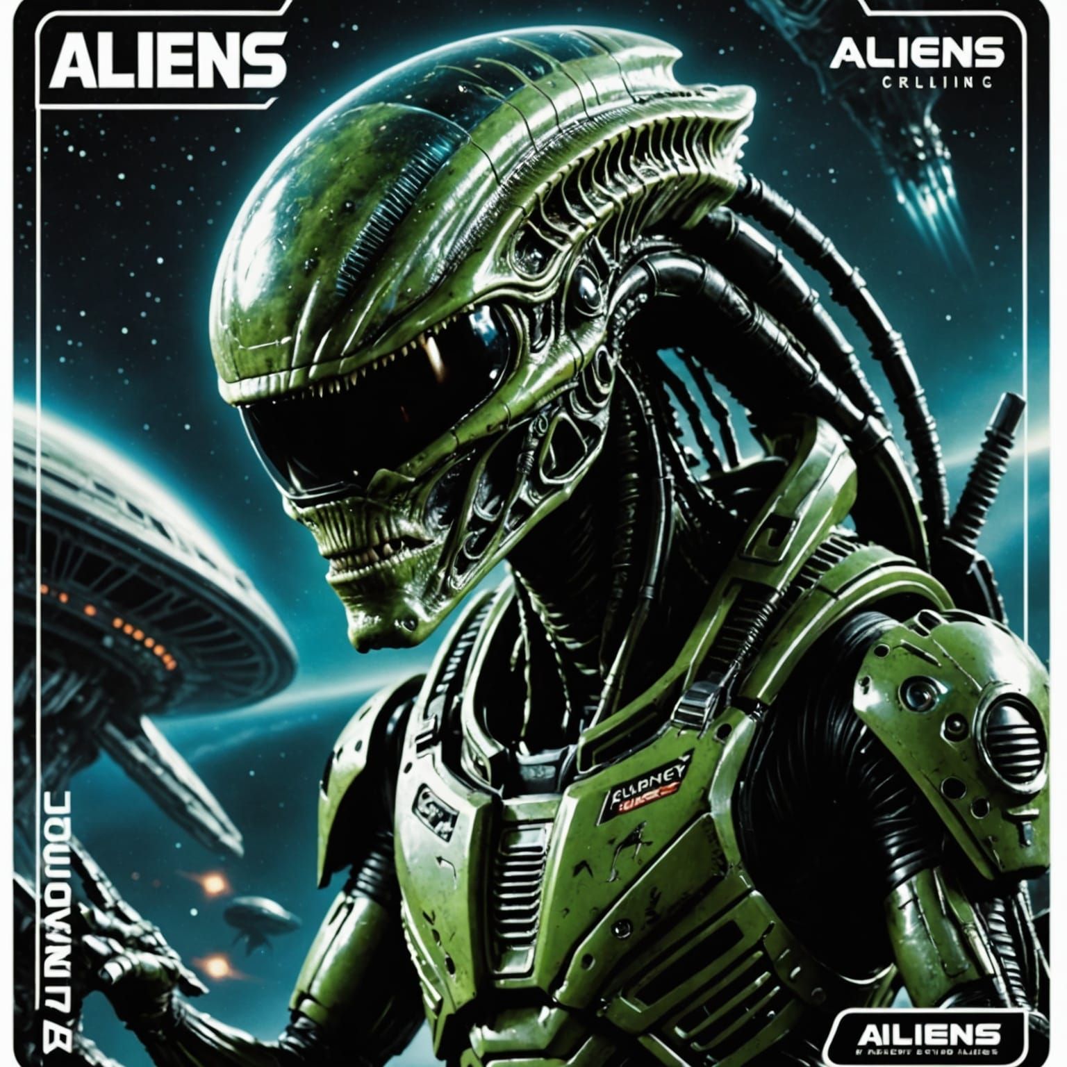 Aliens Trading Cards: Digital Art Collection