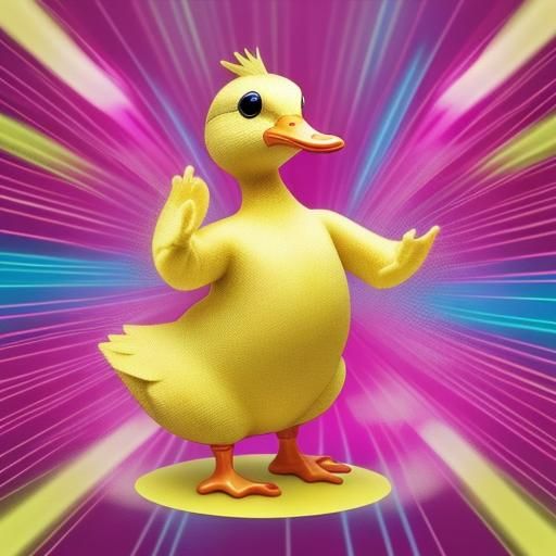 Duckling Dancing at a Disco