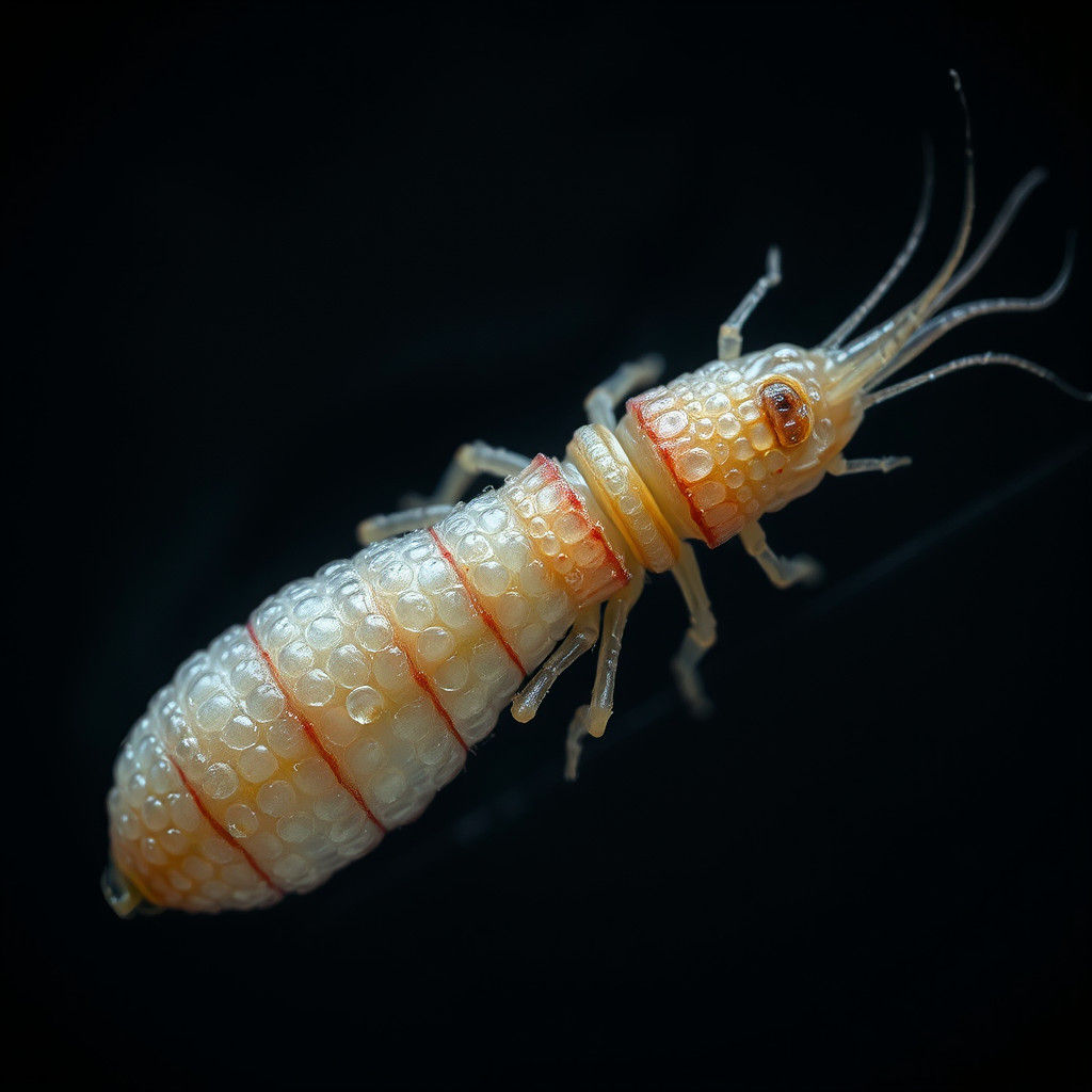 Iridescent Parasitic Organism in High Resolution