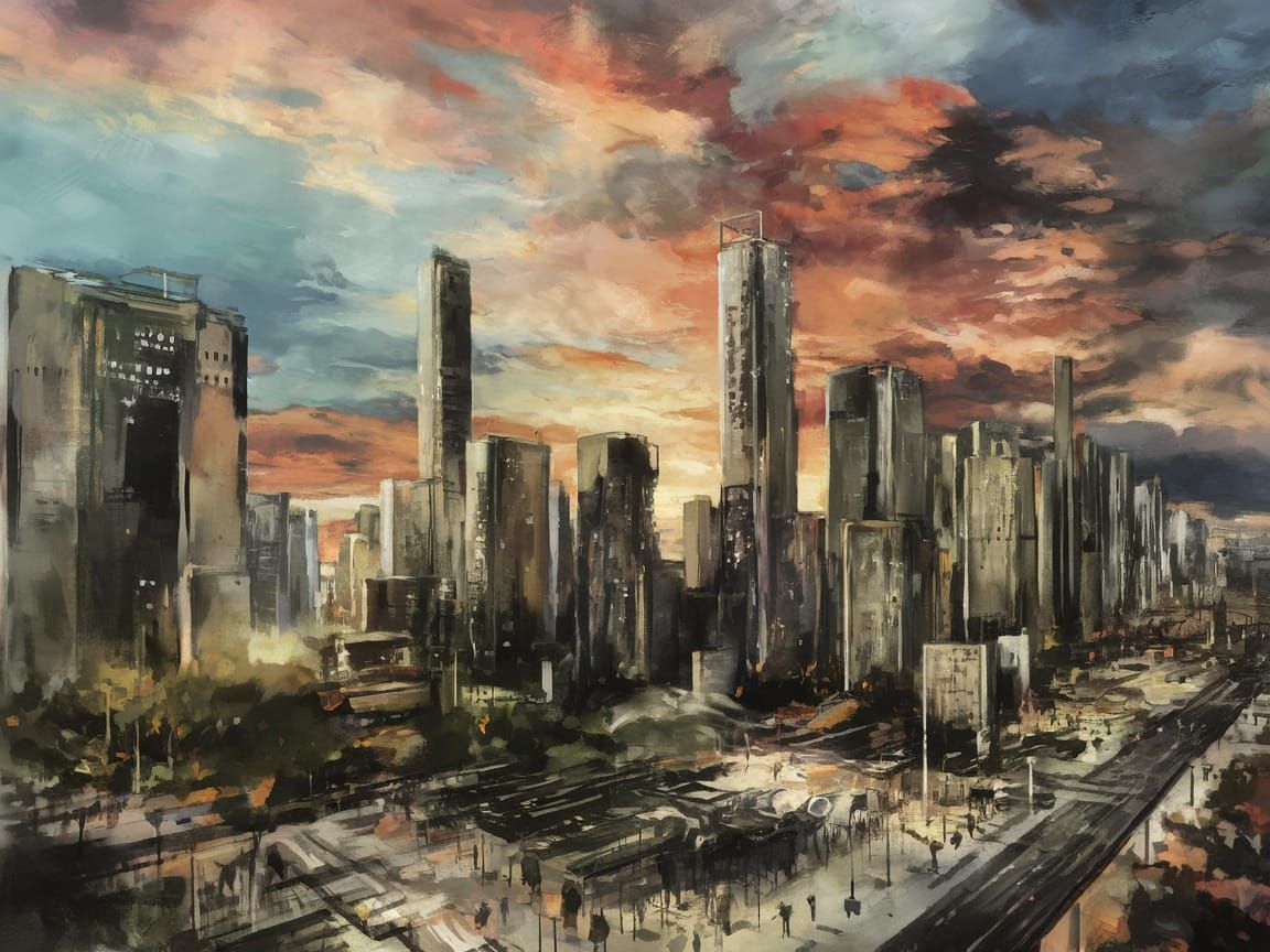 surreal and unusual view of the world