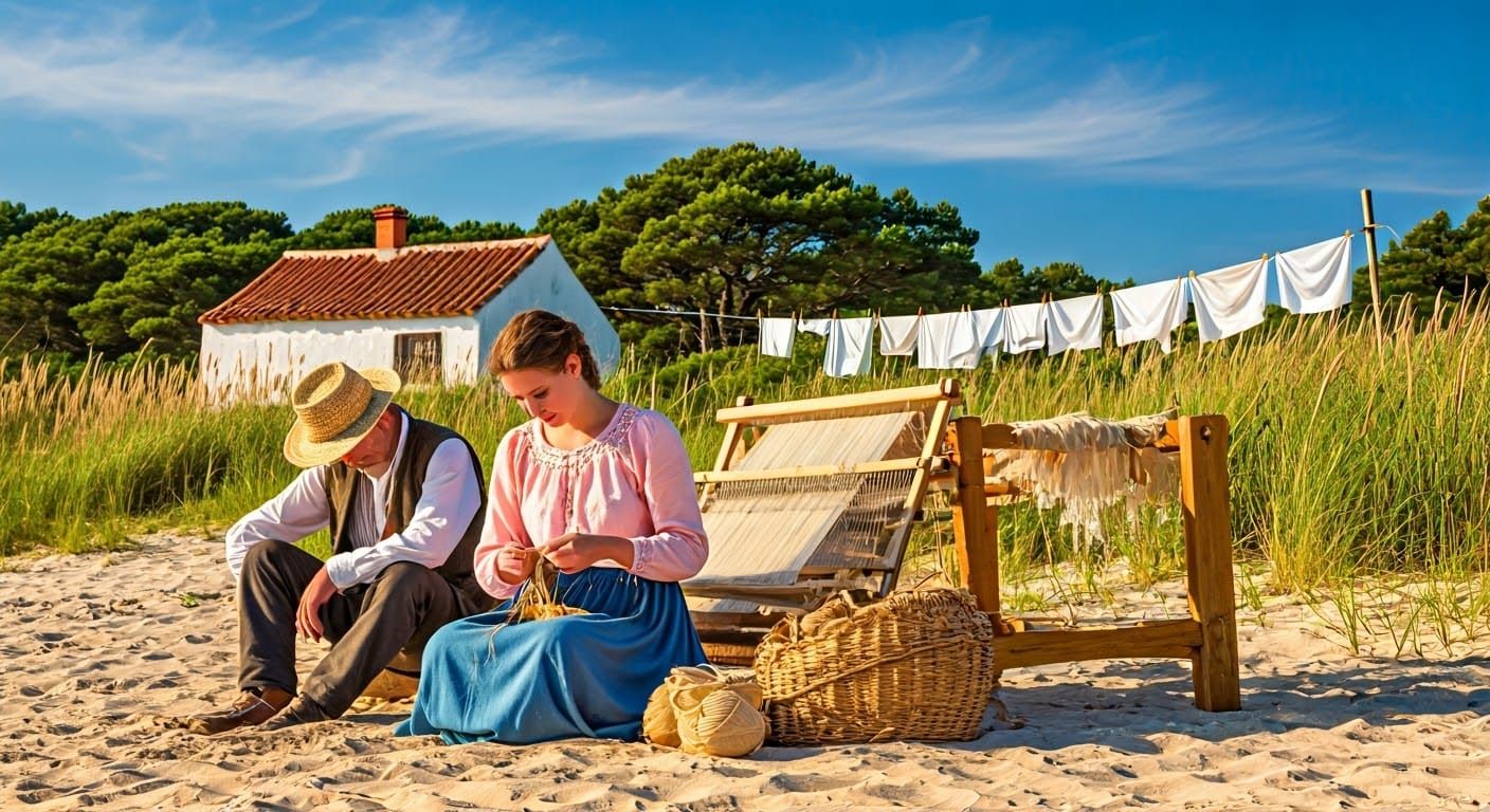 Rustic Rural Life in Warm Color Palette