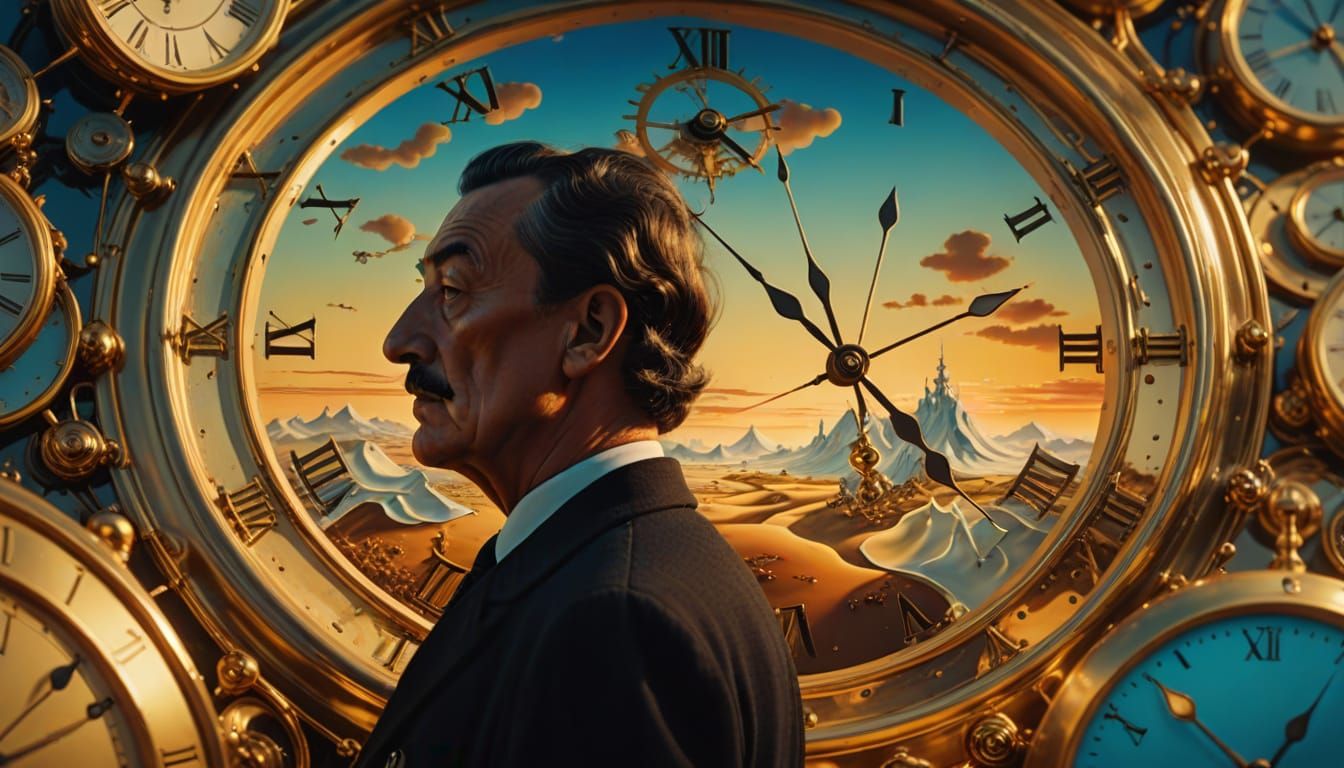 Surreal Paradigm Shift with Melting Clocks