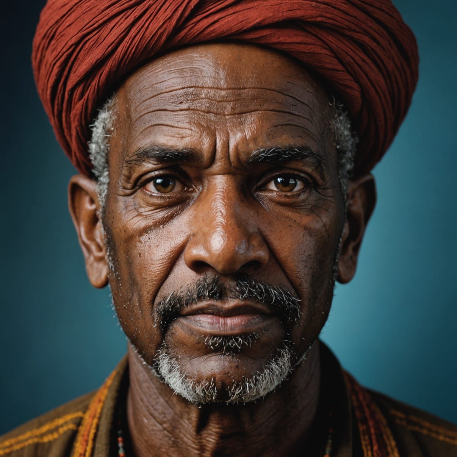 Laughing Toothless Old Man: Professional Portrait