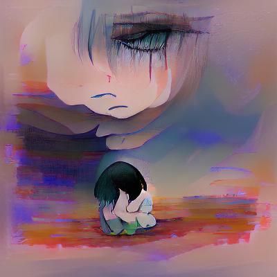AI Image of the Personification of Grief