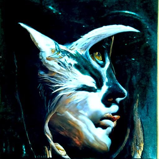 Artemis as Oil Painting by James Gurney