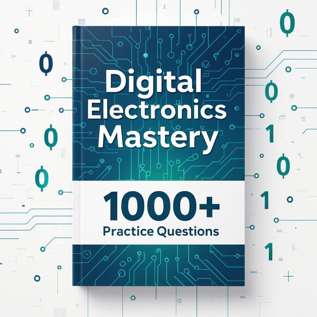 Digital Electronics Mastery Book Cover Design