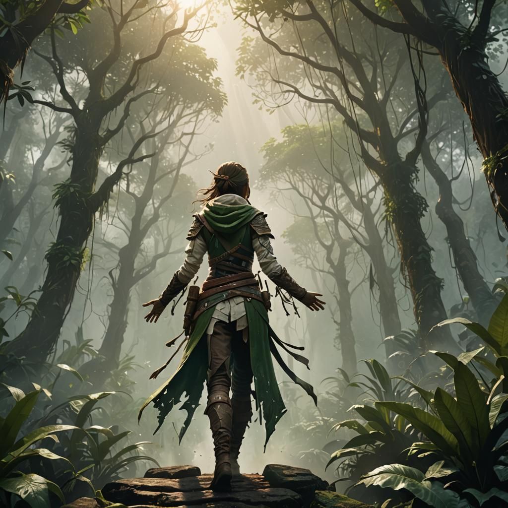 Mystical Jungle Assassin Casting Spell