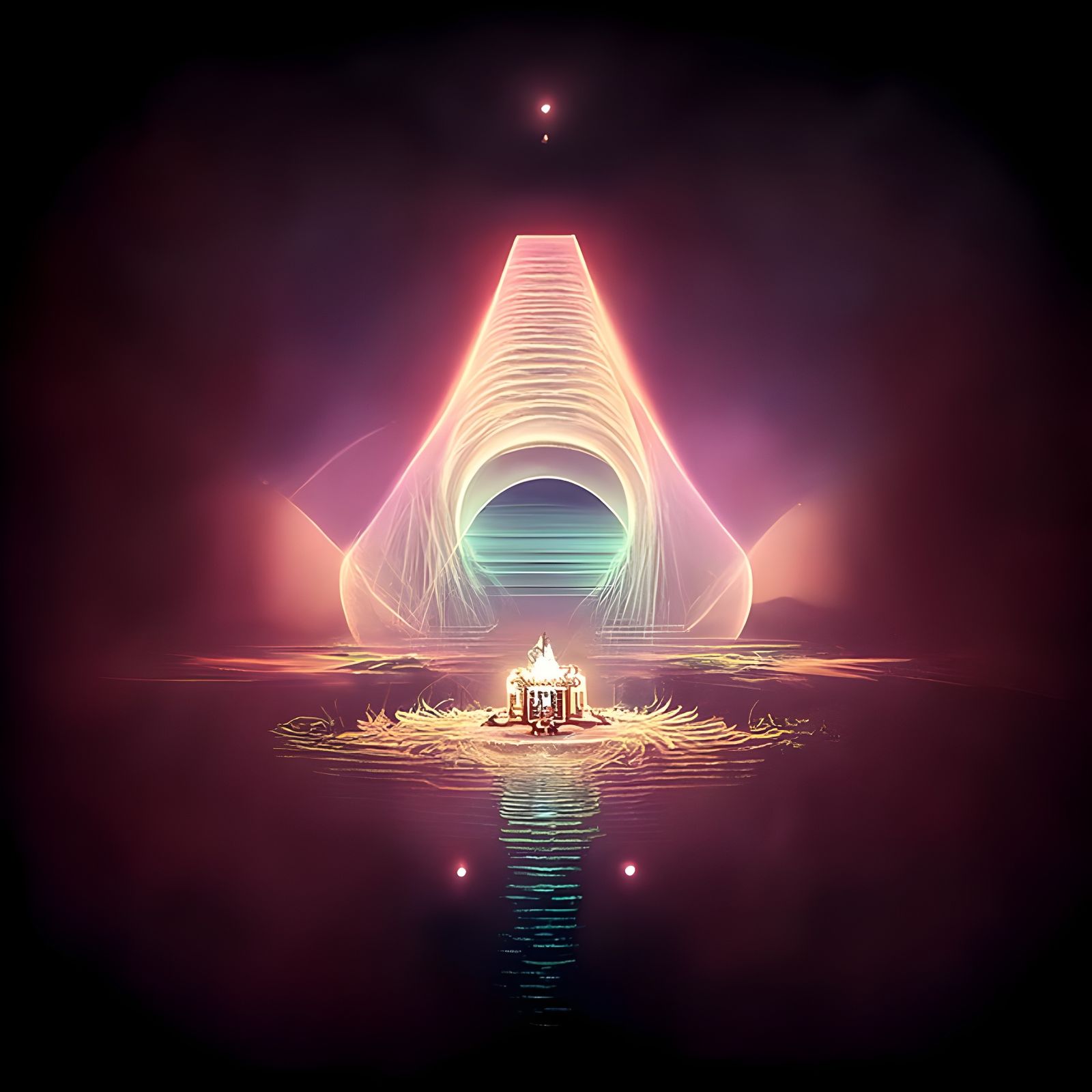 Surreal Philosophical Rendering by Dan Mumford