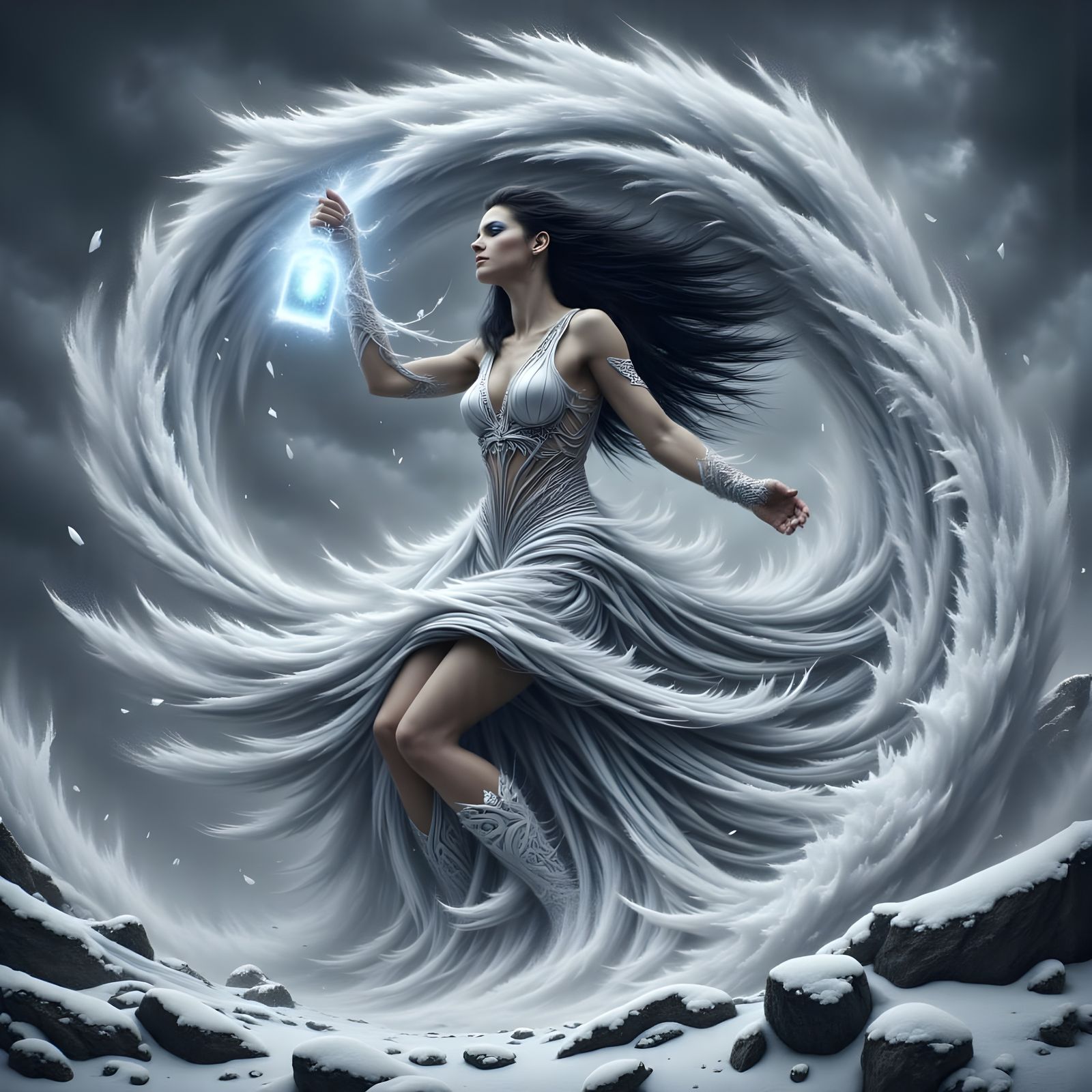 Norse Goddess of Winter Winds and Ice