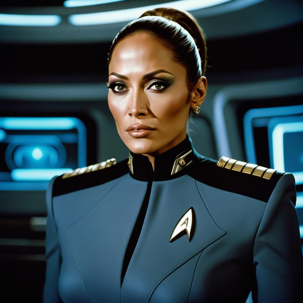 Star Trek: Deep Space 12 starring Jennifer Lopez as Commande...
