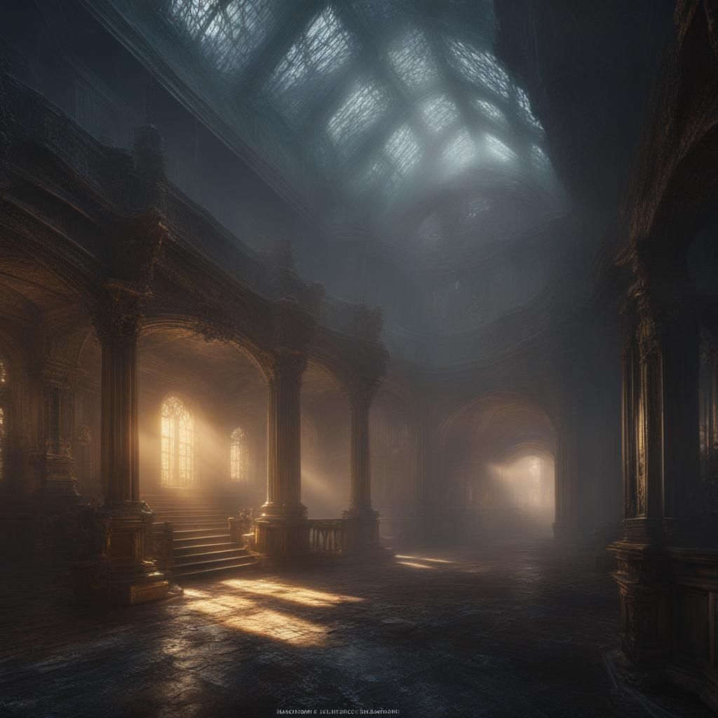 Dark Fantasy Concept Art: Dystopian Masterpiece