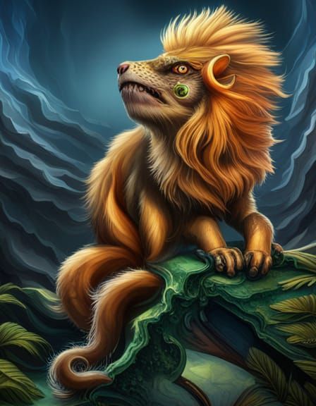 Steampunk Manticore in Ultra HD Photorealism