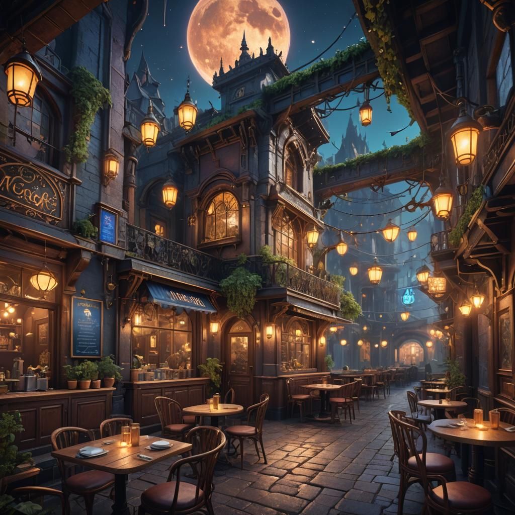 Fantastical Matte Painting in Deep Color