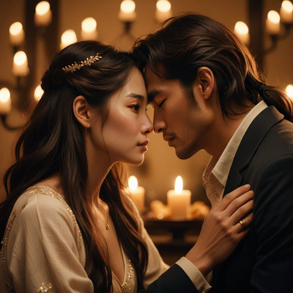 Korean Star and American Beauty Share a Tender Moment