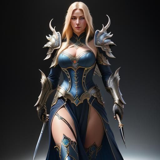 A Very Beautiful, Blonde, Woman Warrior