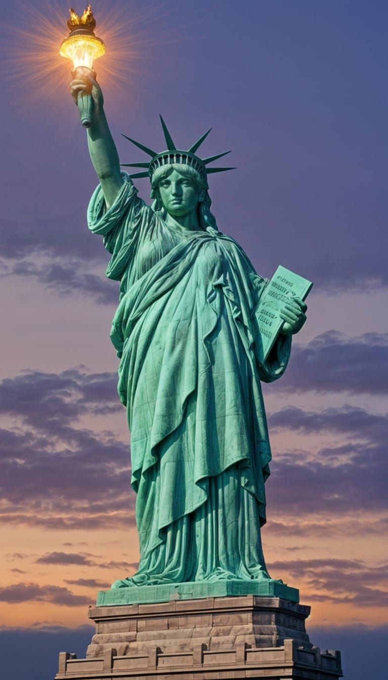 AI Image of The Lady Liberty