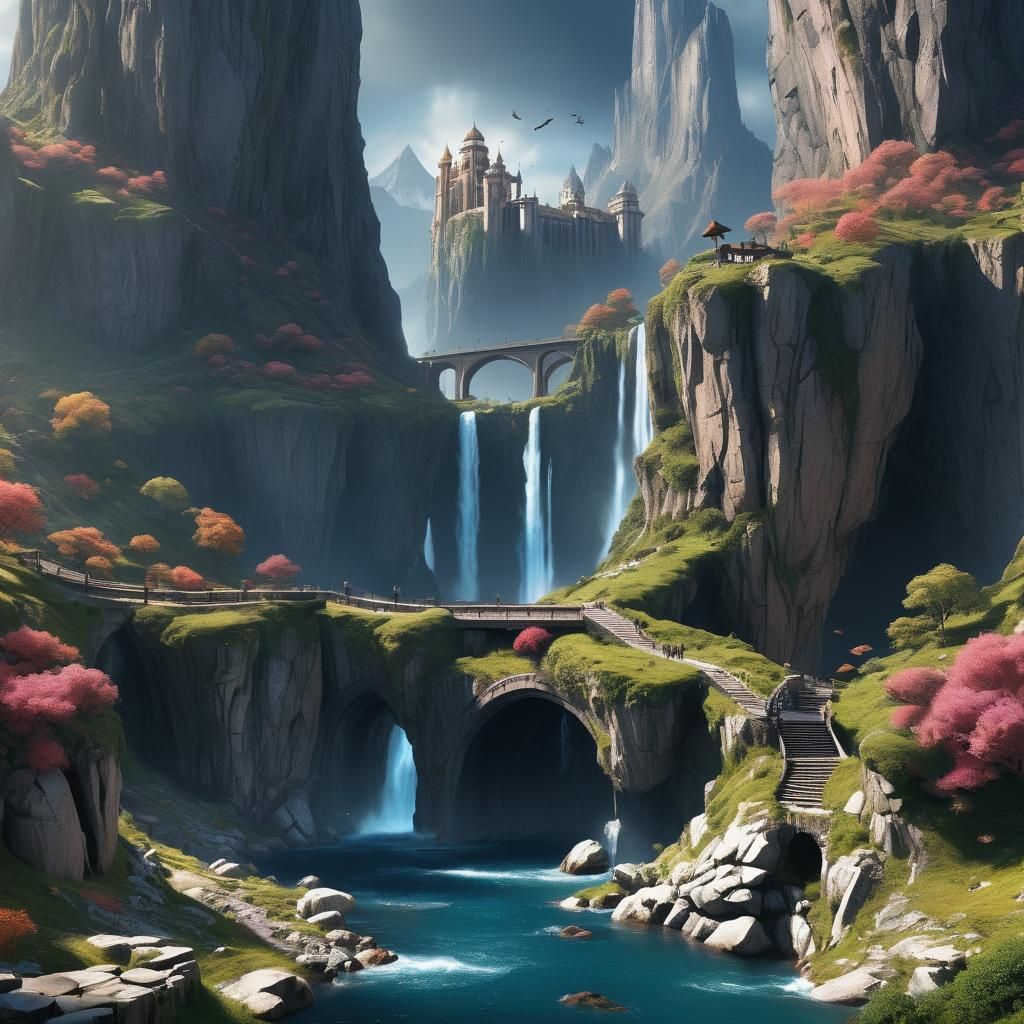 Detailed Matte Painting of Unlimited Forms