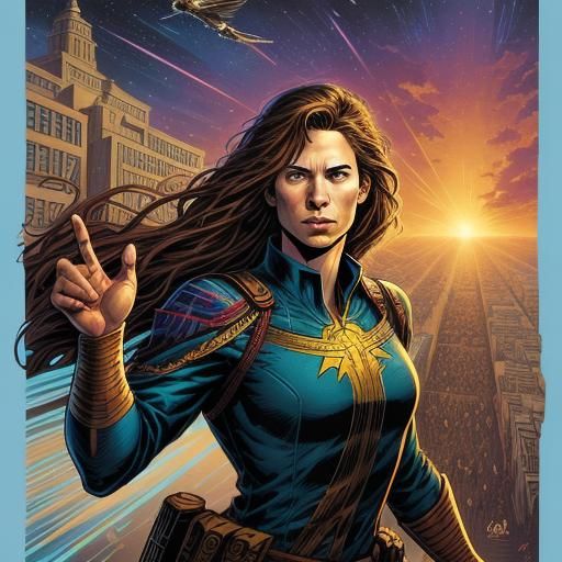 Freedom and Peace in Comic Book Art