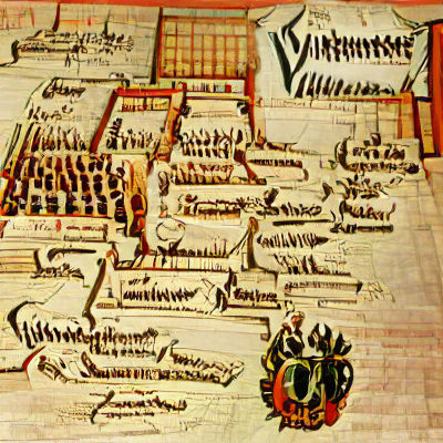 Viennese Court Scene in 1608
