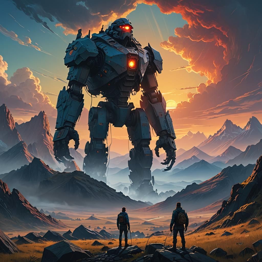 David and Goliath: Epic Fantasy Concept Art